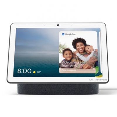 Trợ lý ảo Google Nest Hub Max màn hình cảm ứng 10&quot; - Tích hợp trợ lý ảo Google Assistant  ra lệnh bằng tiếng Anh