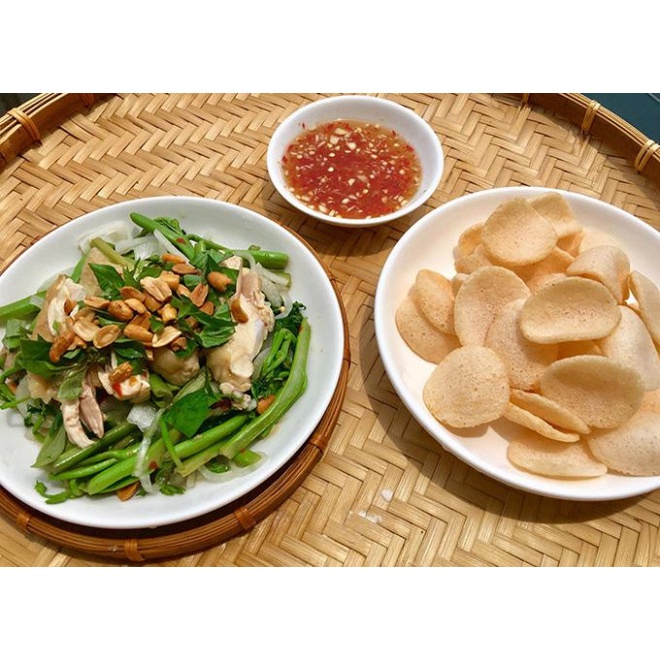 Bánh Phồng Tôm Sa Giang Mini Túi 100g  Vị Truyền Thống Không Hành Lá Cho Bé – SallyFood Nông Sản Quê