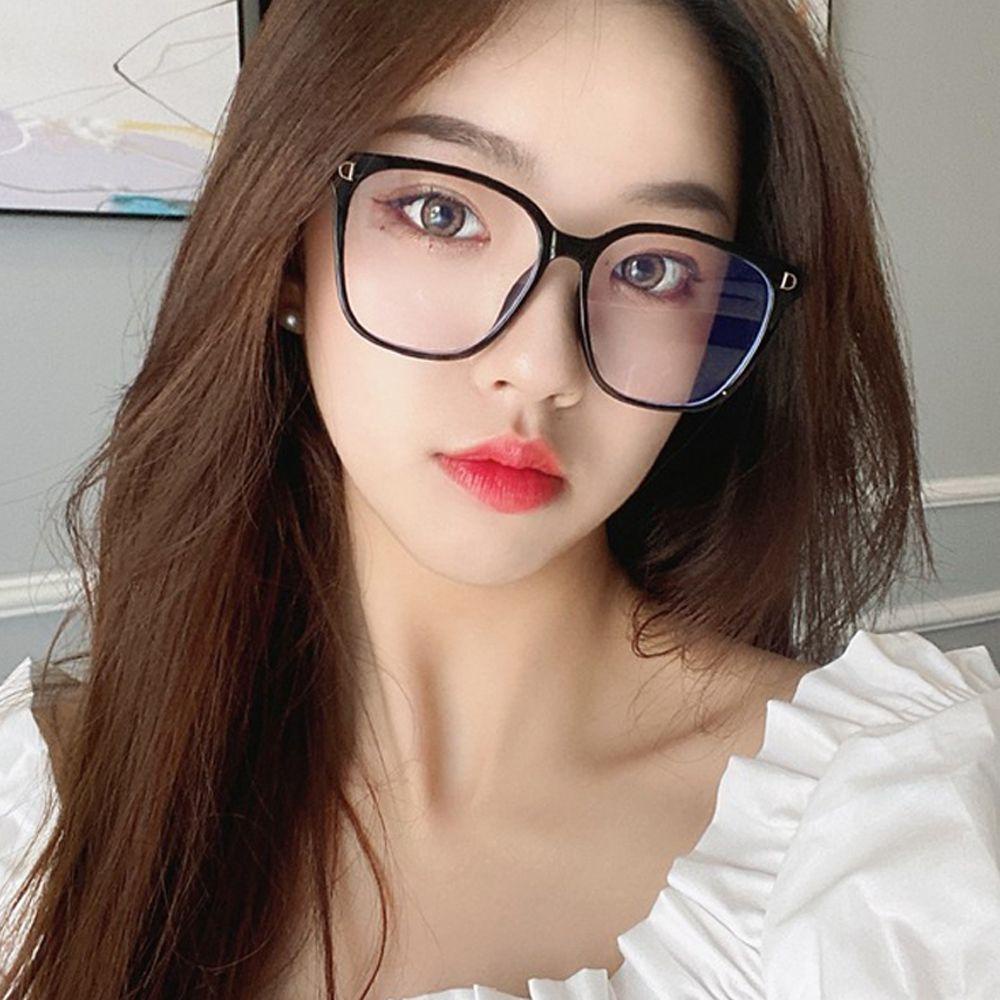 Kính Mát Gọng Vuông Chống Ánh Sáng Xanh Phong Cách Vintage Thời Trang Cho Nam Nữ