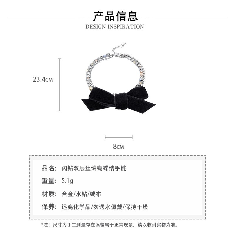 Vòng Đeo Tay Hai Lớp Đính Đá Thời Trang Hàn Quốc Dành Cho Nữ | BigBuy360 - bigbuy360.vn