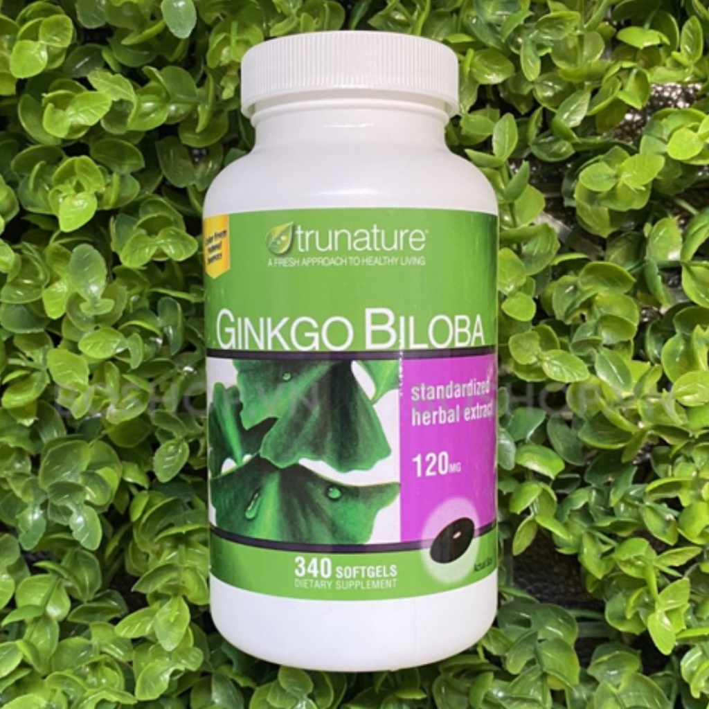 Viên Uống Bổ Não Trunature Ginkgo Biloba 120mg 340 Viên.