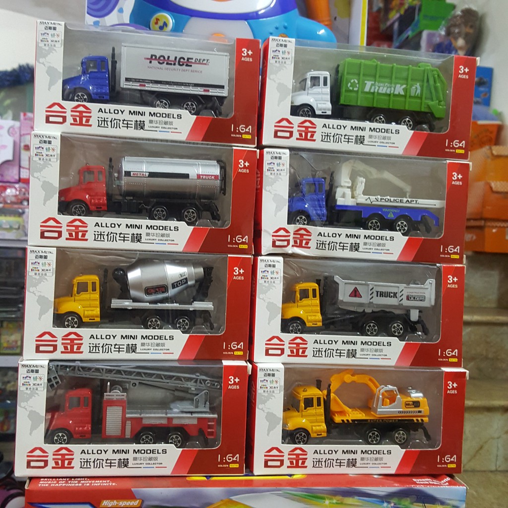 XE CÔNG TRÌNH ALLOY MINI TỶ LỆ 1:64