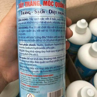 Dung dịch tẩy trắng, tẩy mốc (500ml)