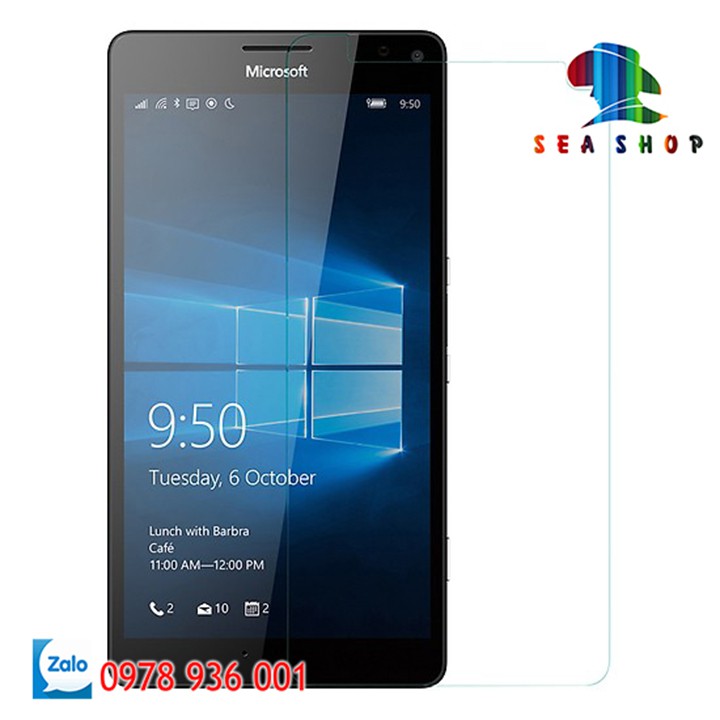 Bộ 2 kính cường lực Nokia Lumia 950 - Trong suốt - Cảm ứng mượt mà