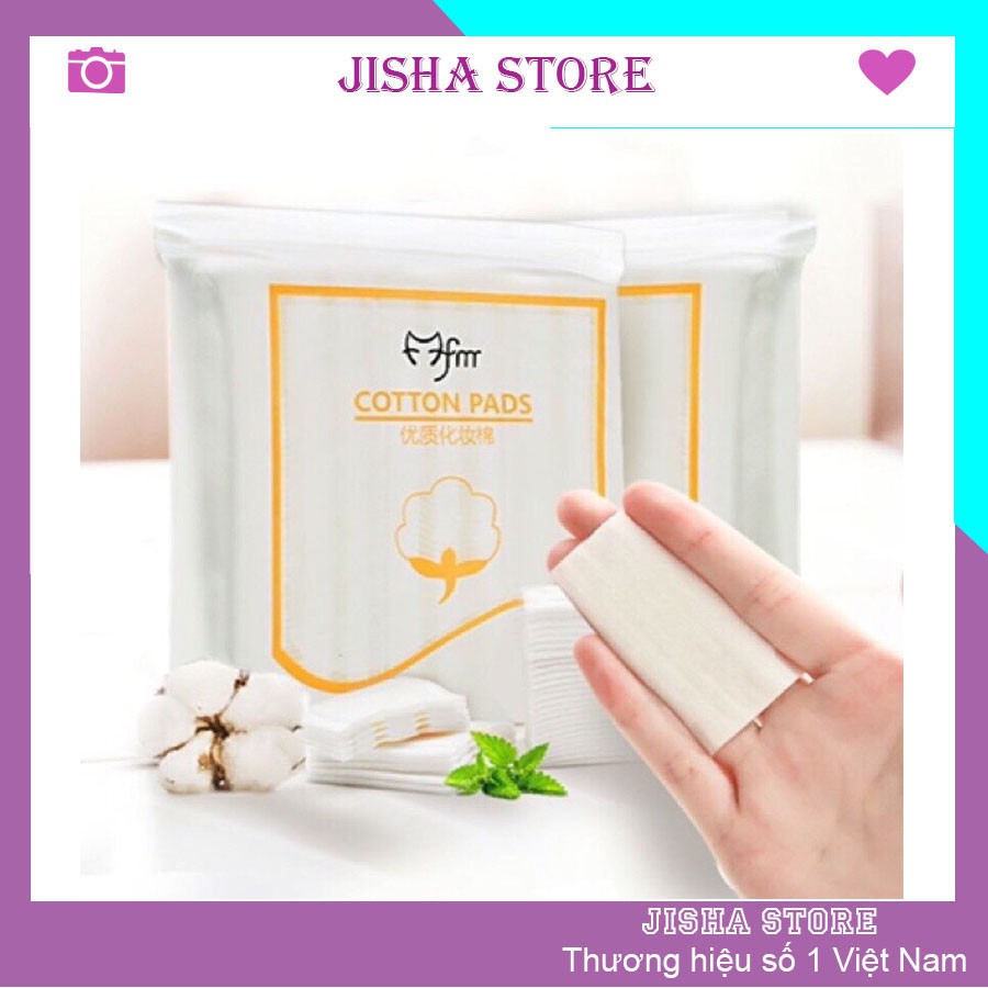 Bông Tẩy Trang Cotton pad 3 lớp 222 Miếng Làm Sạch Da Tẩy Trang Da Mặt mềm mịn chất lượng cao