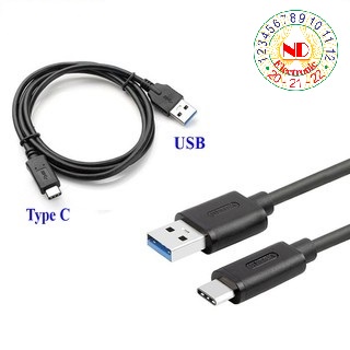 Type_C - Cáp Type C_Cáp chuyển đổi USB to Type C_Cấp nguồn, sạc pin điện thoại