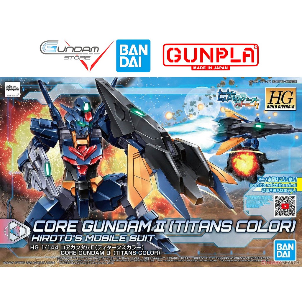 Mô Hình Gundam HG Core 2 Titans Color Bandai 1/144 Hgbd Build Divers Re: Rise Đồ Chơi Lắp Ráp Anime Nhật