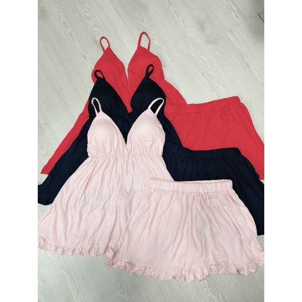 Sét bộ ngủ cotton Kèm mod ngực ( HÌNH +VIDEO THẬT )