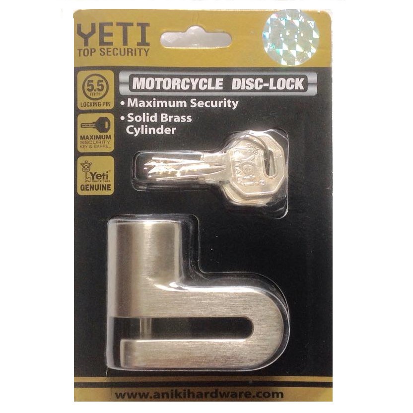 ✾ Khóa thắng đĩa xe máy chống cắt trộm Yeti YT-3027 TAIWAN