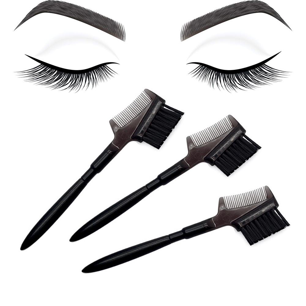 OCEANMAP Cọ Vẽ Lông Mày Thiết Kế Hai Đầu Tiện Dụng