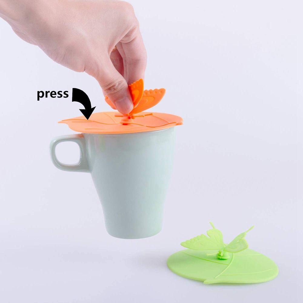 Nắp Đậy Cốc Cà Phê / Trà / Cà Phê Chống Bụi Kín Khí 6 Màu Thích Hợp Cho Người Lớn / Trẻ Em Ốp