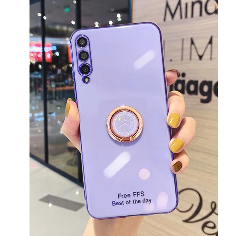 Ốp Điện Thoại Mềm Họa Tiết Đồng Hồ 6D Có Nhẫn Đỡ Chống Rơi/Trầy Xước Cho Samsung A02S A20 A30 A20S A31 A51 A52 4G 5G A02