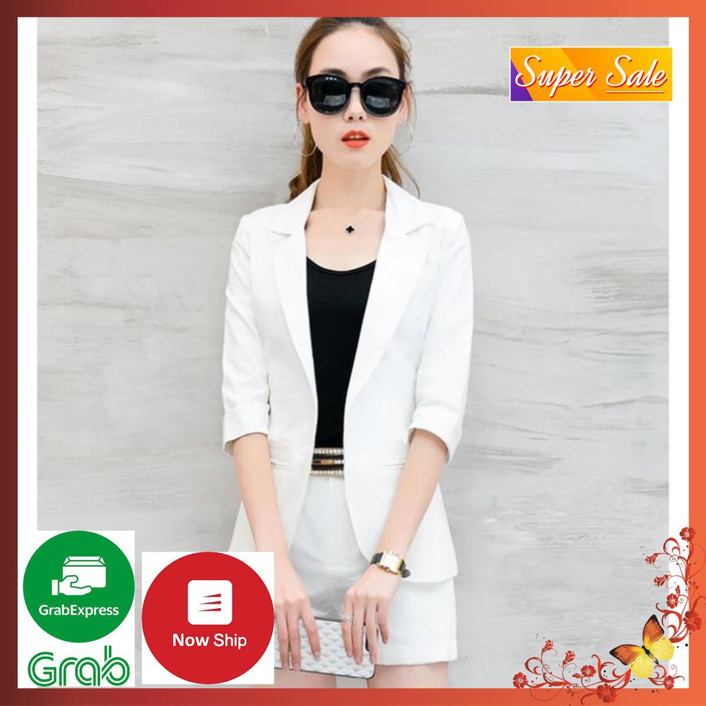 Bộ Vest Short 3 Món Kaki Cao Cấp - Set Vest Đùi Cotton Kèm Áo Lụa Sang Trọng Cho Nàng Năng Động