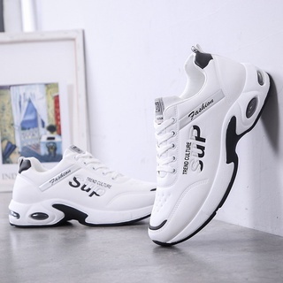 Giày Thể Thao Sneaker Nam Buộc Dây Đế Nén Khí, Đế Cao Êm Chân G147