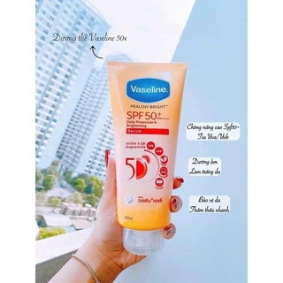[Nội Địa Thái] Dưỡng thể vaseline 50x Thái Lan 320ml - Chính Hãng