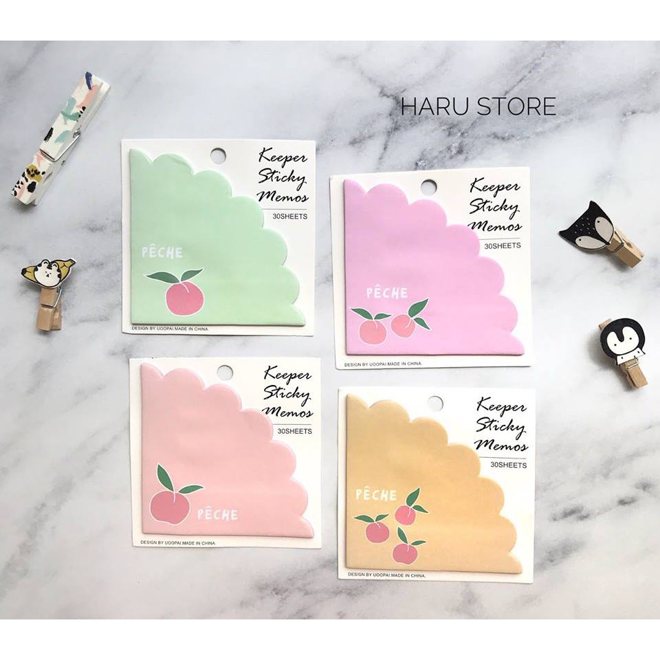 Tập Giấy Note Pêche