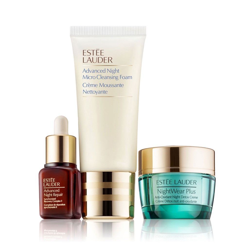 Set chăm sóc da Estee Lauder Detox + Renew