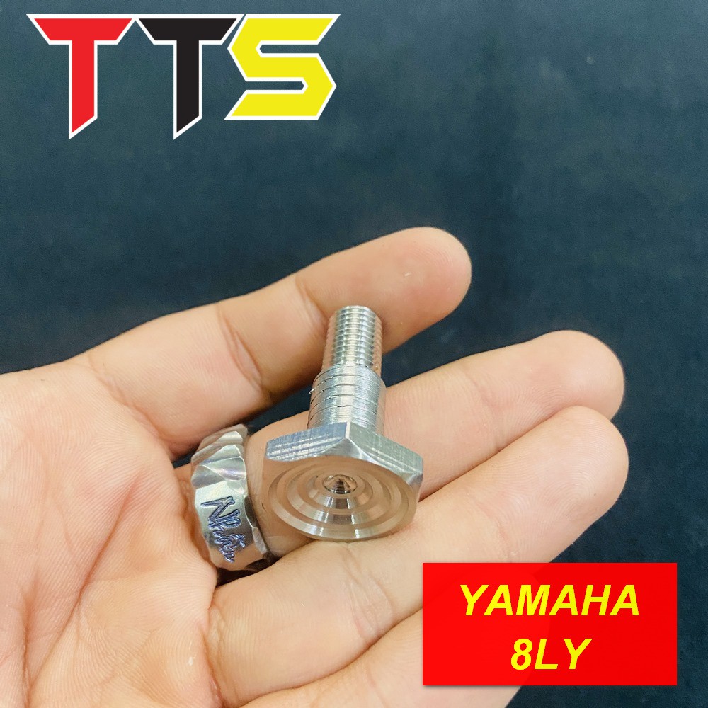 ỐC CHỐNG NGHIÊNG INOX SALAYA 8LY - 10LY SỬ DỤNG CHO CÁC DÒNG XE YAMAHA, HONDA