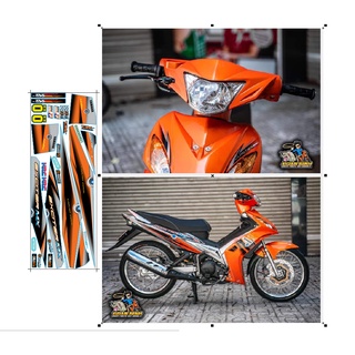 Tem Rời Exciter Mx 2010 Cam Bạc