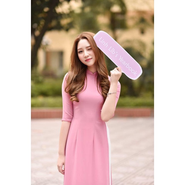 siêu xả hàng áo dài trơn hồng đỗ kèm quần | BigBuy360 - bigbuy360.vn