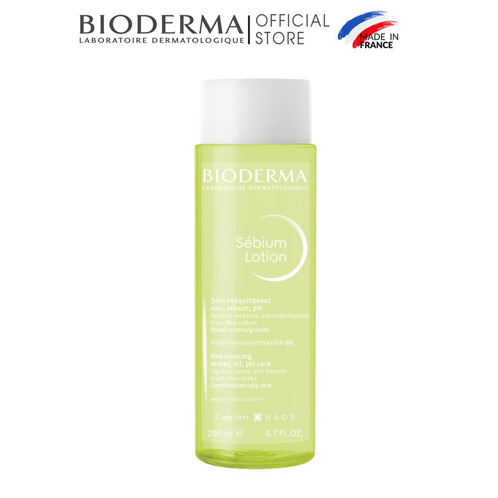 ✅[Chính Hãng] Dung Dịch Kiểm Soát Dầu Và Ngừa Mụn Bioderma Sébium Lotion (200ml)