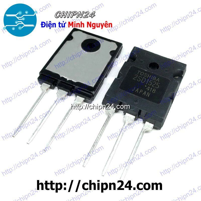 [1 CON] (KT1) Transistor D1525 TO-3PL NPN 30A 100V (2SD1525 1525)
