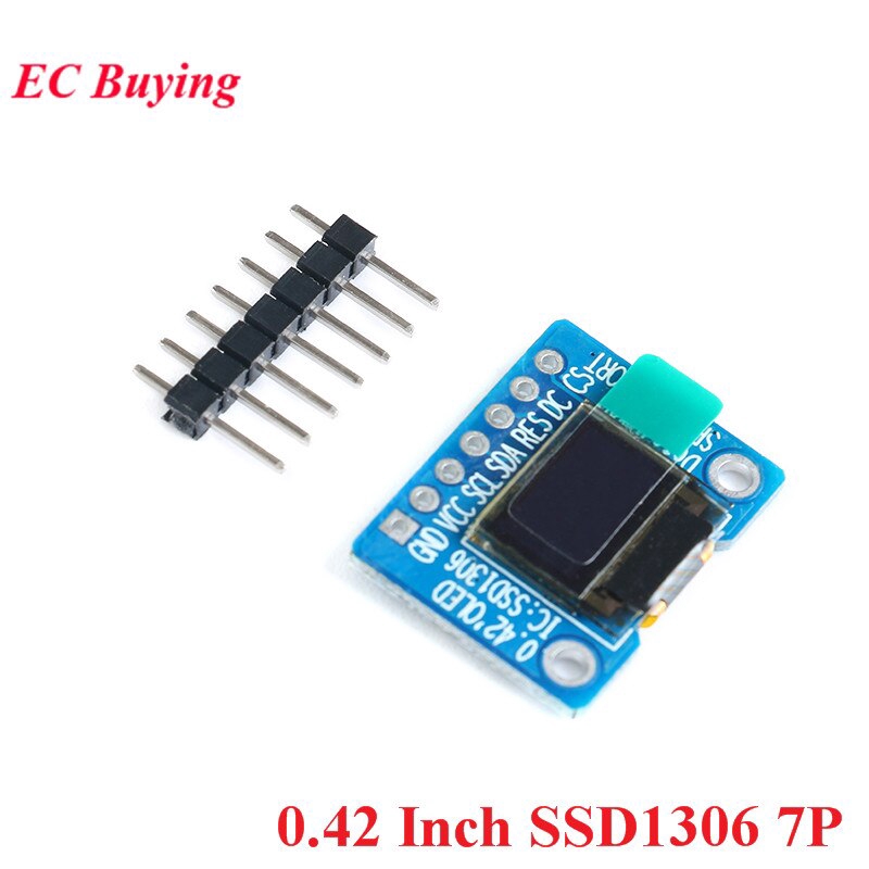 Mô Đun Màn Hình Lcd 0.42 Inch Ssd1306 Oled Iic / Spi 72x40
