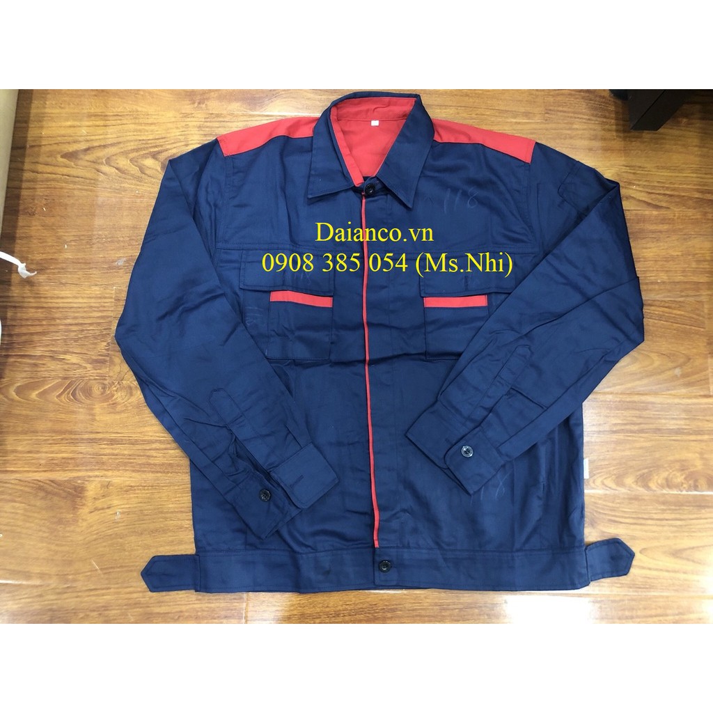 [HCM] KHUYẾN MÃI Aó lẻ bảo hộ màu xanh đen phối đỏ, vải Pangrim Hàn Quốc siêu nhẹ,thấm hút mồ hôi - Hình thật, hàng sẵn