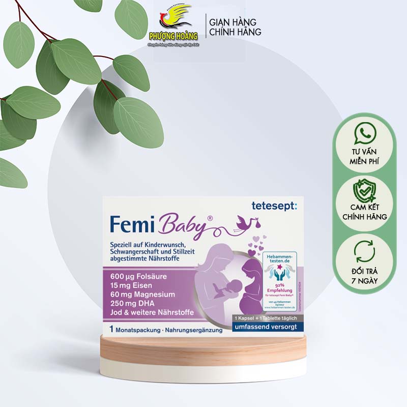 Chăm sóc cơ thể bà bầu Femi Baby hàng đức - PH058