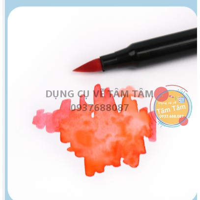 [ TÂM TÂM ]-Bút cọ màu nước sakura, KOI COLORING BRUSH, bút marker (tổng 49 màu-1/3)-