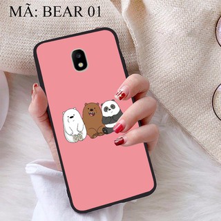 Ốp lưng Samsung J3 Pro 2017 viền dẻo TPU BST Gia Đình Nhà Gấu