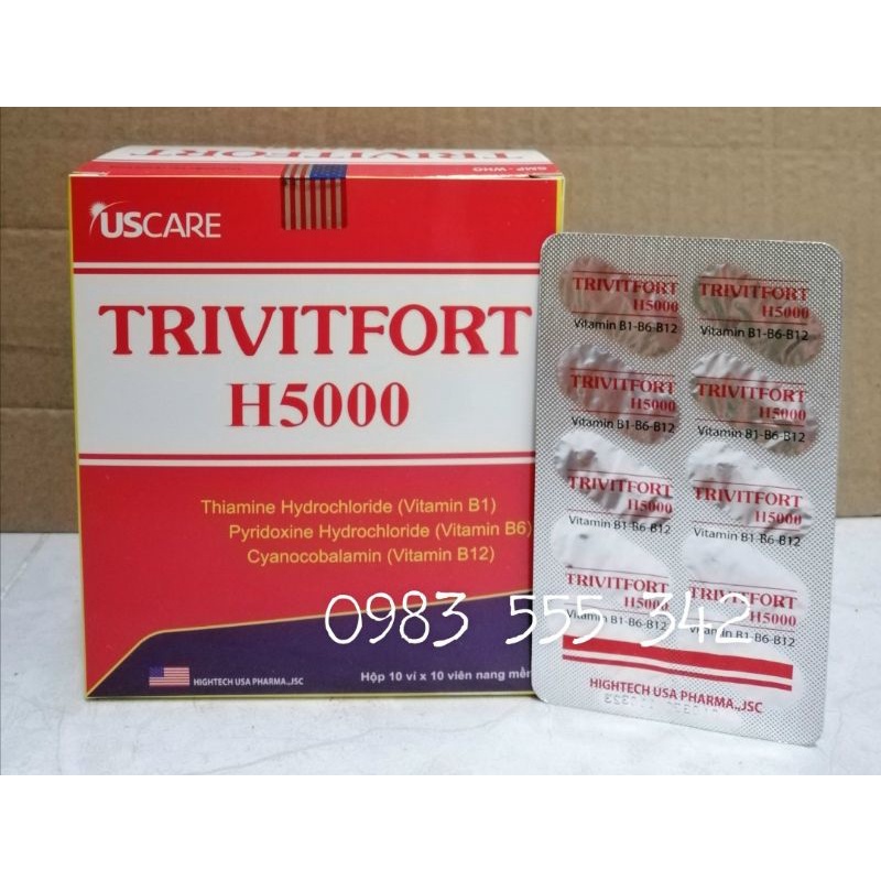 TRIVIT FORTE Hỗ trợ cải thiện tình trạng đau nhức thần kinh, đau nhức thần kinh cơ,đau nhức do thấp khớp.