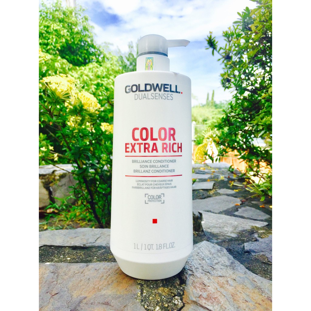 🇩🇪Goldwell🇩🇪 Dầu xả Siêu dưỡng màu GOLDWELL COLOR EXTRA RICH Conditioner 1000ml