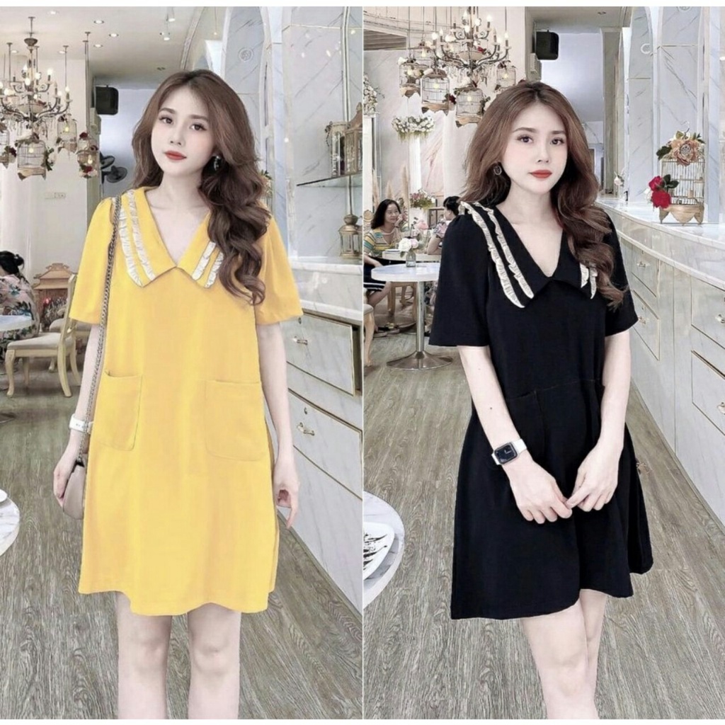 Đầm Bầu Váy Bầu Công Sở Dáng Suông Tay Ngắn Thiết Kế Đi Làm Đi Chơi A088 Lin Store66