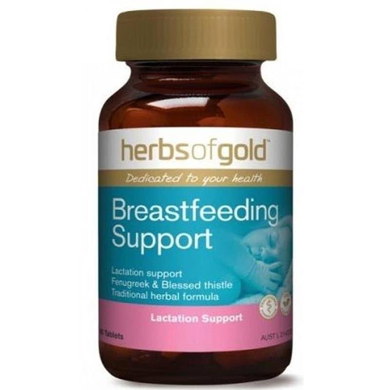 Viên uống Lợi Sữa Herbs of Gold Breast feeding Support Úc 60 viên