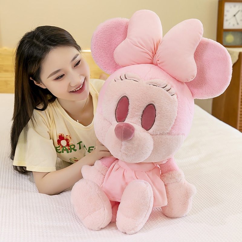 DISNEY Chuột Mickey Minnie Nhồi Bông Dễ Thương Dùng Trang Trí NS3