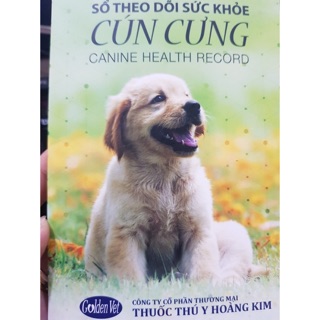 Sổ khám sức khoẻ cho chó mèo