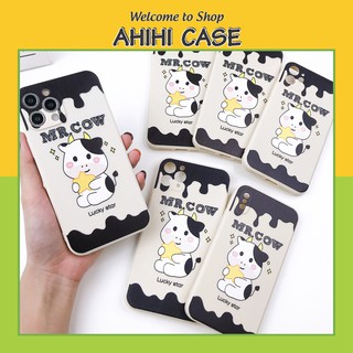 Ốp Lưng Iphone Hình Bò Sữa Và Ngôi Sao Mr Cow IP 6plus/7plus/8plus/X/Xs/XS Max/11/11 Pro/11 Promax/12 Promax