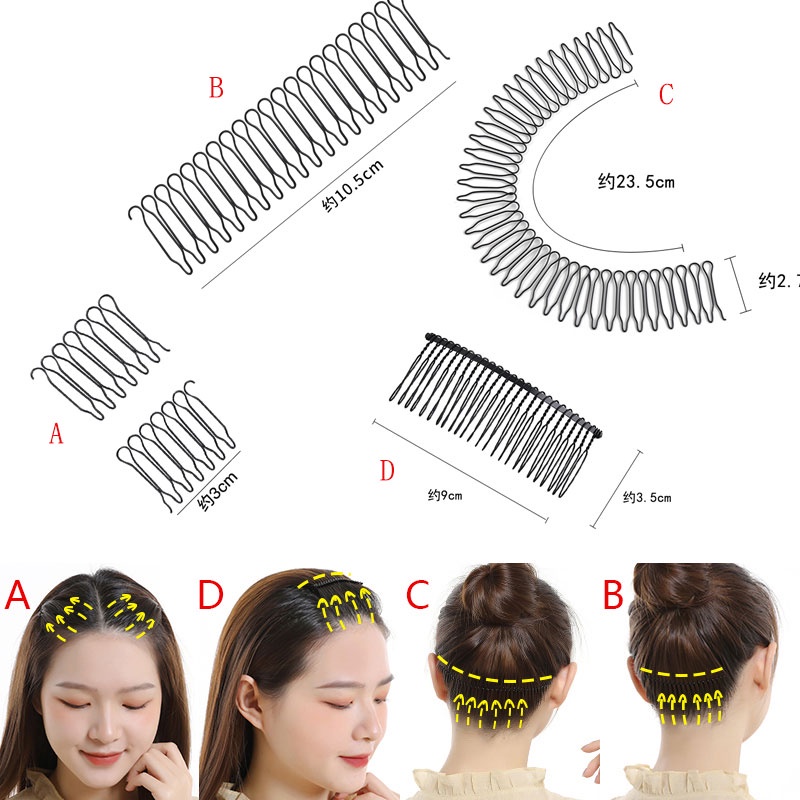 Lược Chải Tóc Mái Che Lưng Tạo Kiểu Tiện Dụng Cho Nữ