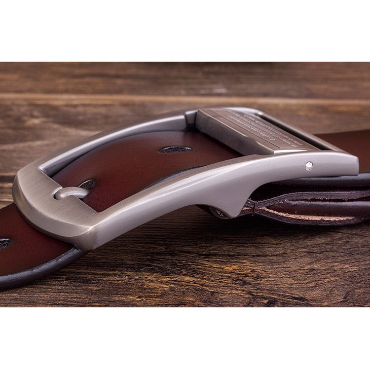 Thắng lưng da bò nguyên miếng 100%. Thắt lưng nam, Thắt lưng da tặng kèm đinh đục lỗ