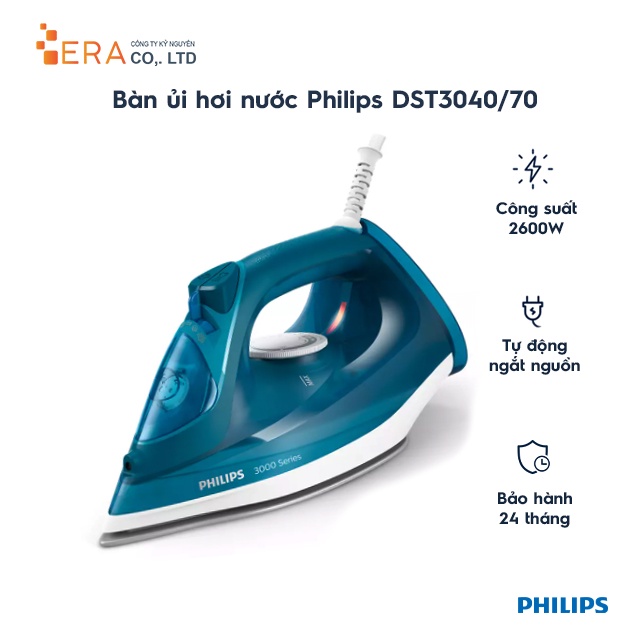 [Mã ELHADEV giảm 4% đơn 300K] Bàn ủi hơi nước Philips DST3040/70