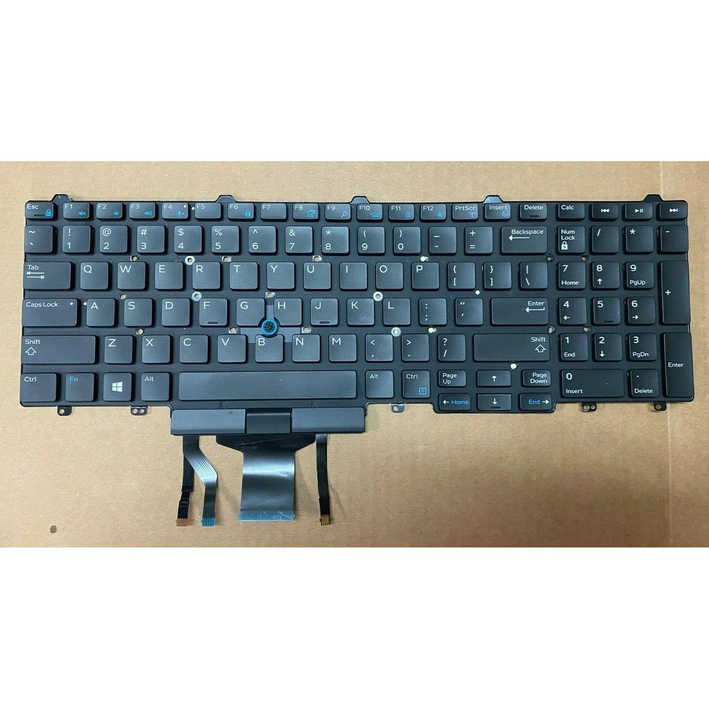 Bàn Phím Laptop Dell Precision 15 3000 3510 3520 Precision 15 7000 7510  M7510 7520 Precision 17 7000 7710 M7710 ZIN