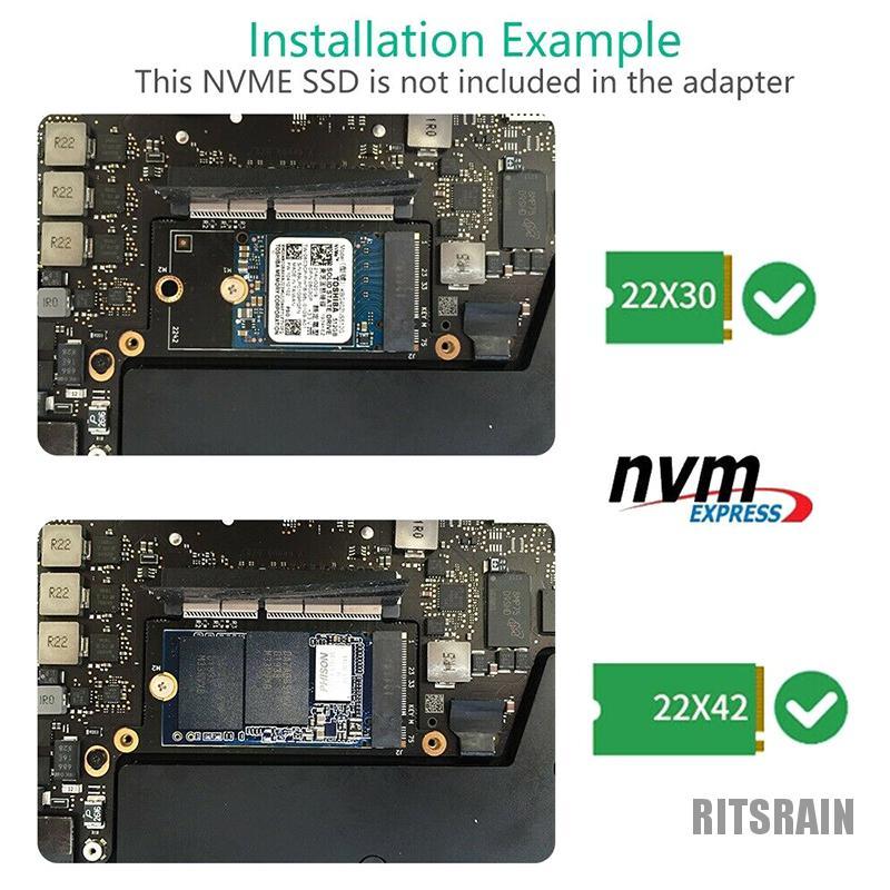 Card Chuyển Đổi Nvme M.2 Ngff Ssd Cho 13 "2016-2017 Macbook Pro A1708 | BigBuy360 - bigbuy360.vn