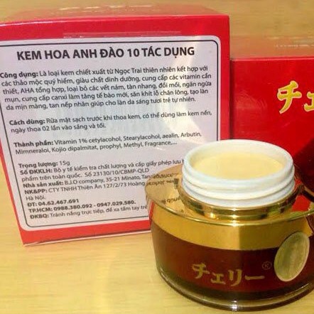 Kem dưỡng trắng da -Giảm nám Hoa Anh Đào Nhật Bản cải thiện tình trạng da của bạn cam kết chính hãng