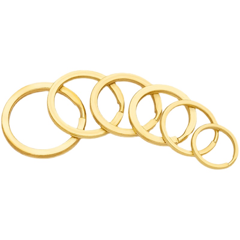 Khoen Móc Khóa Đồng, Khoen Tròn Nhiều Kích Thước Tùy Chọn, Ring Phụ Kiện (10mm, 15mm, 20mm, 25mm, 30mm)