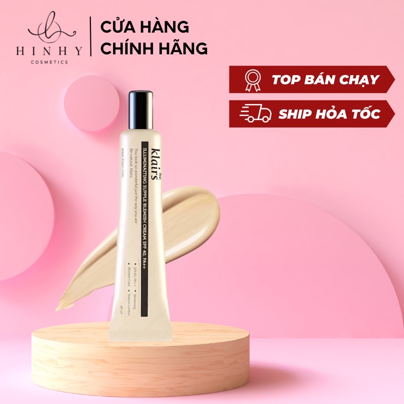 KEM NỀN 3IN1 KLAIRS Illuminating Supple Blemish Cream SPF40 PA++