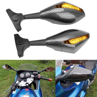 1 cặp gương chiếu hậu tích hợp đèn led xi nhan cho xe máy