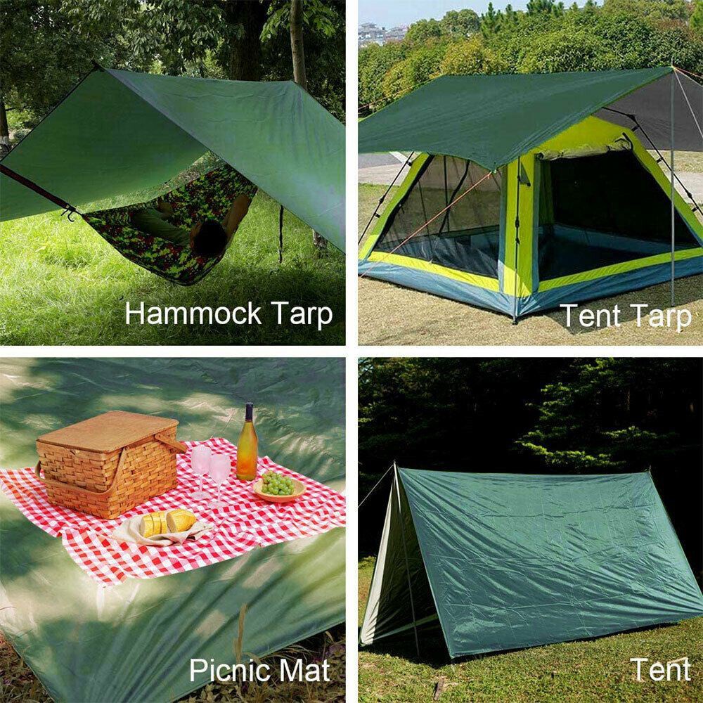 Tấm Bạt Che Nắng Chống Thấm Nước 3x3m Tiện Dụng Mang Theo Du Lịch Cắm Trại | BigBuy360 - bigbuy360.vn