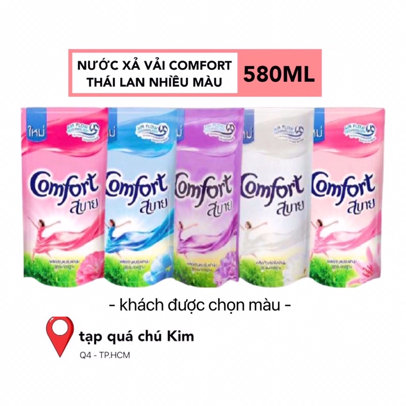 SET 5 BỊCH Nước xả COMFORT Thái 580ML giá sỉ