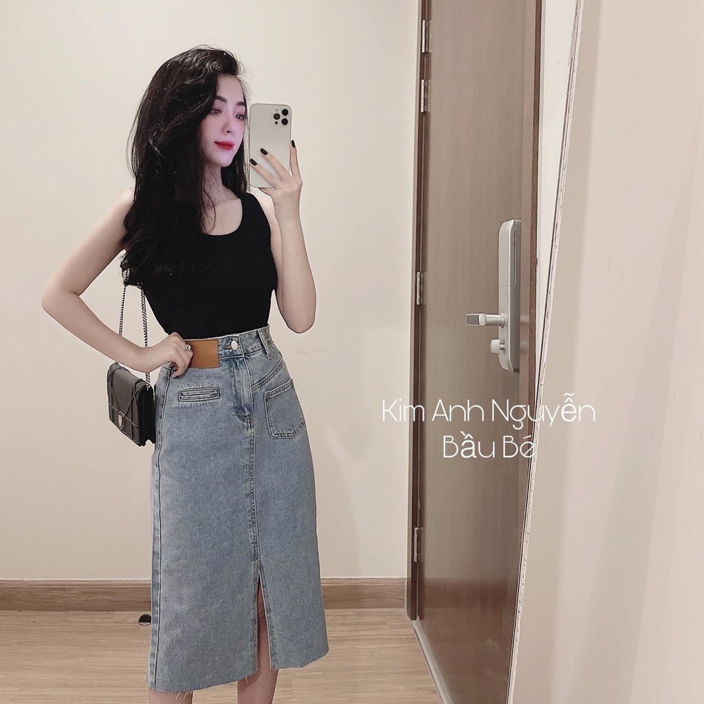 CHÂN VÁY JEAN XẺ CHO NỮ | BigBuy360 - bigbuy360.vn